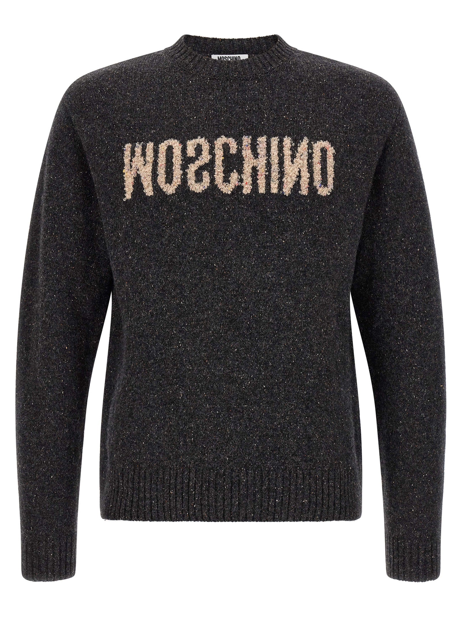 Moschino Gray Wool Cardigan