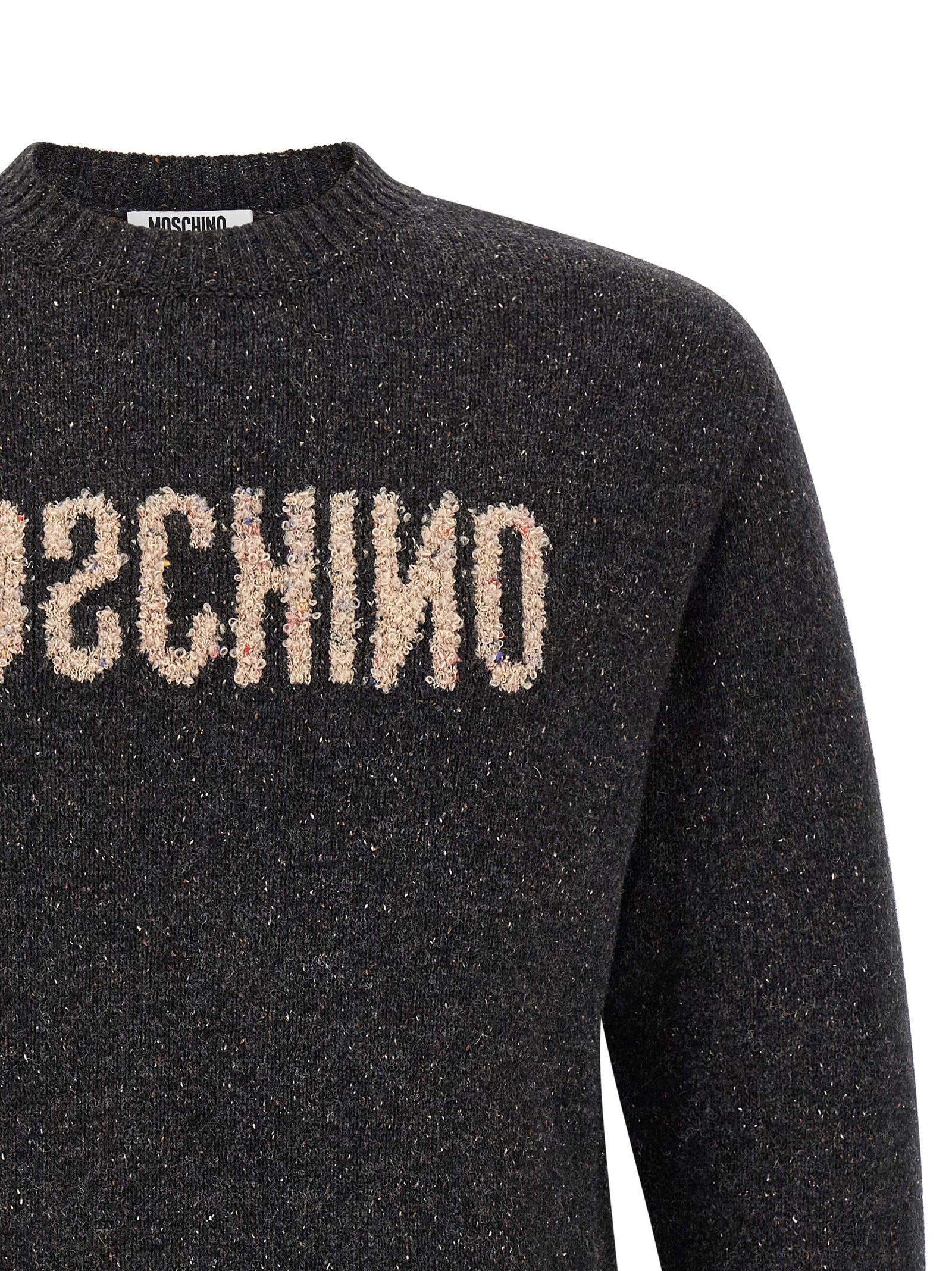 Moschino Gray Wool Cardigan