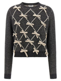 Moschino Gray Wool Cardigan