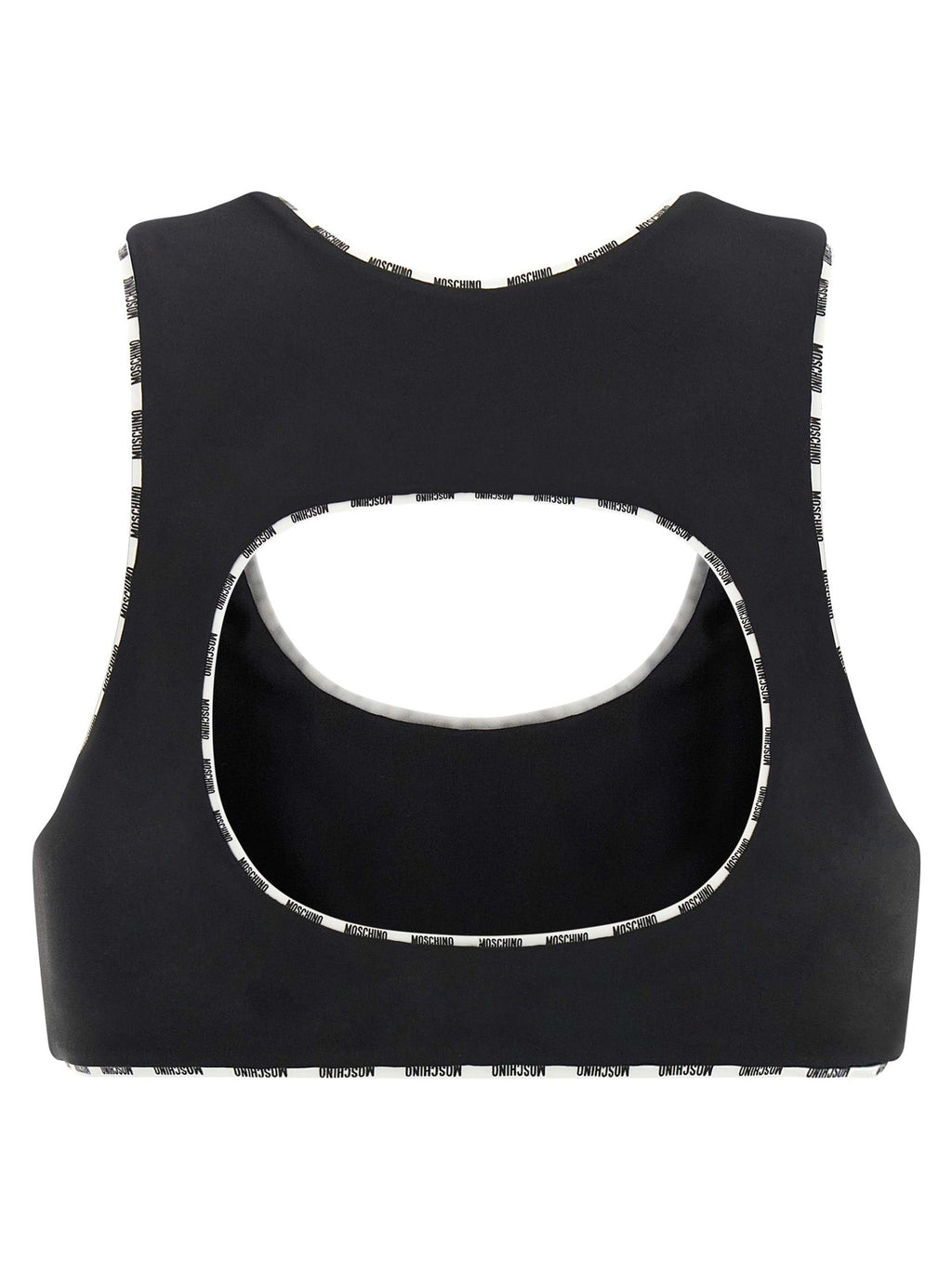 Moschino Bicolor Polyamide Sport Bra