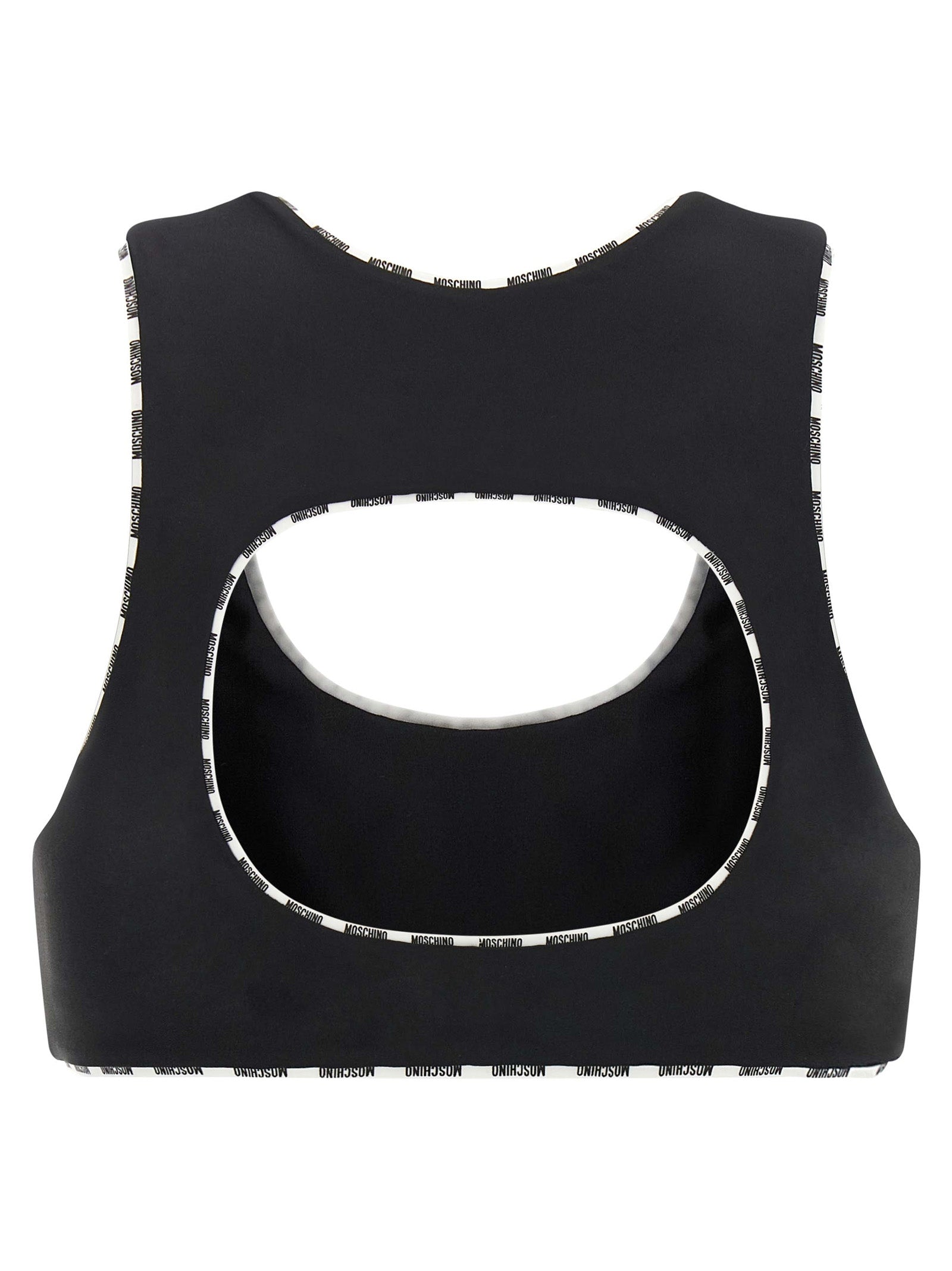 Moschino Bicolor Polyamide Sport Bra