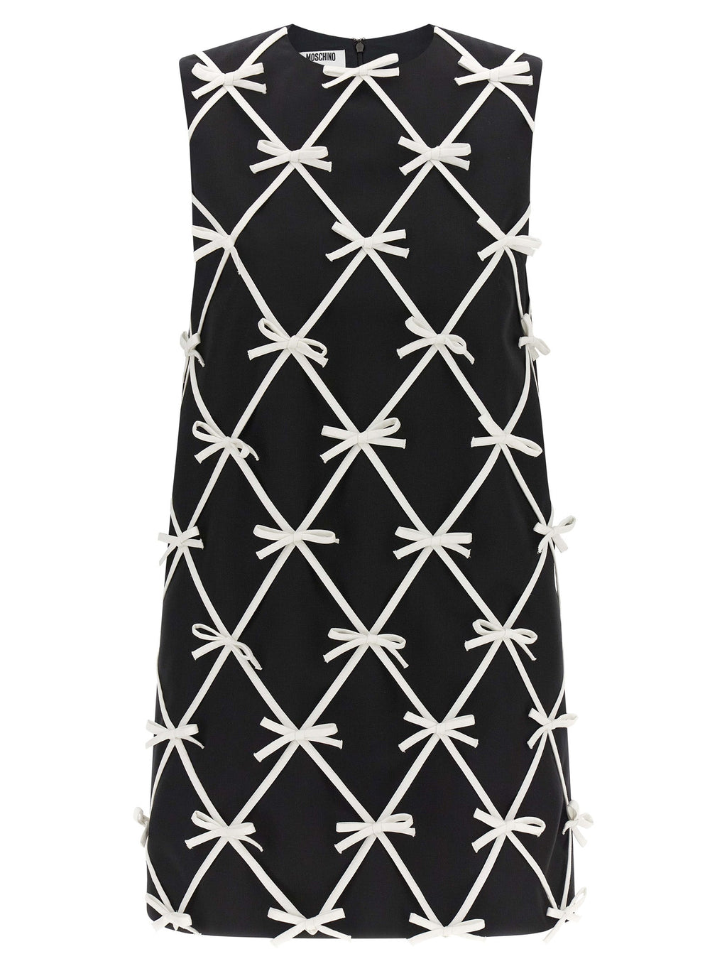 Moschino Bicolor Virgin Wool Short Dress
