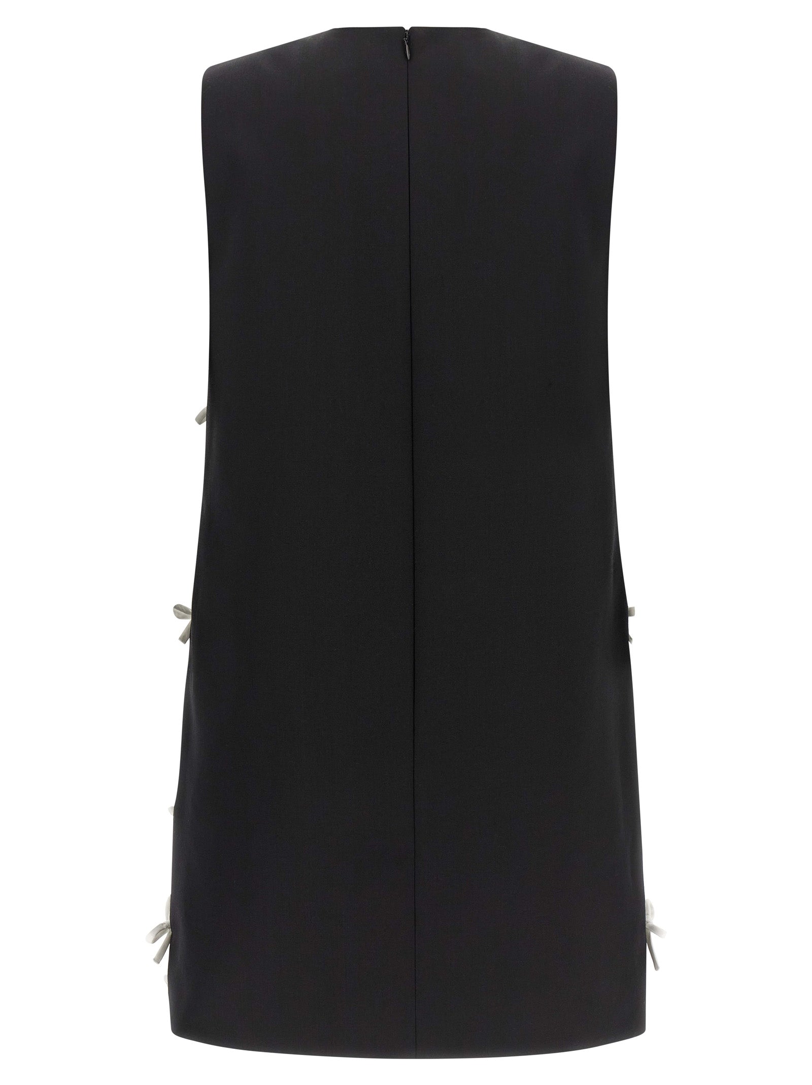 Moschino Bicolor Virgin Wool Short Dress