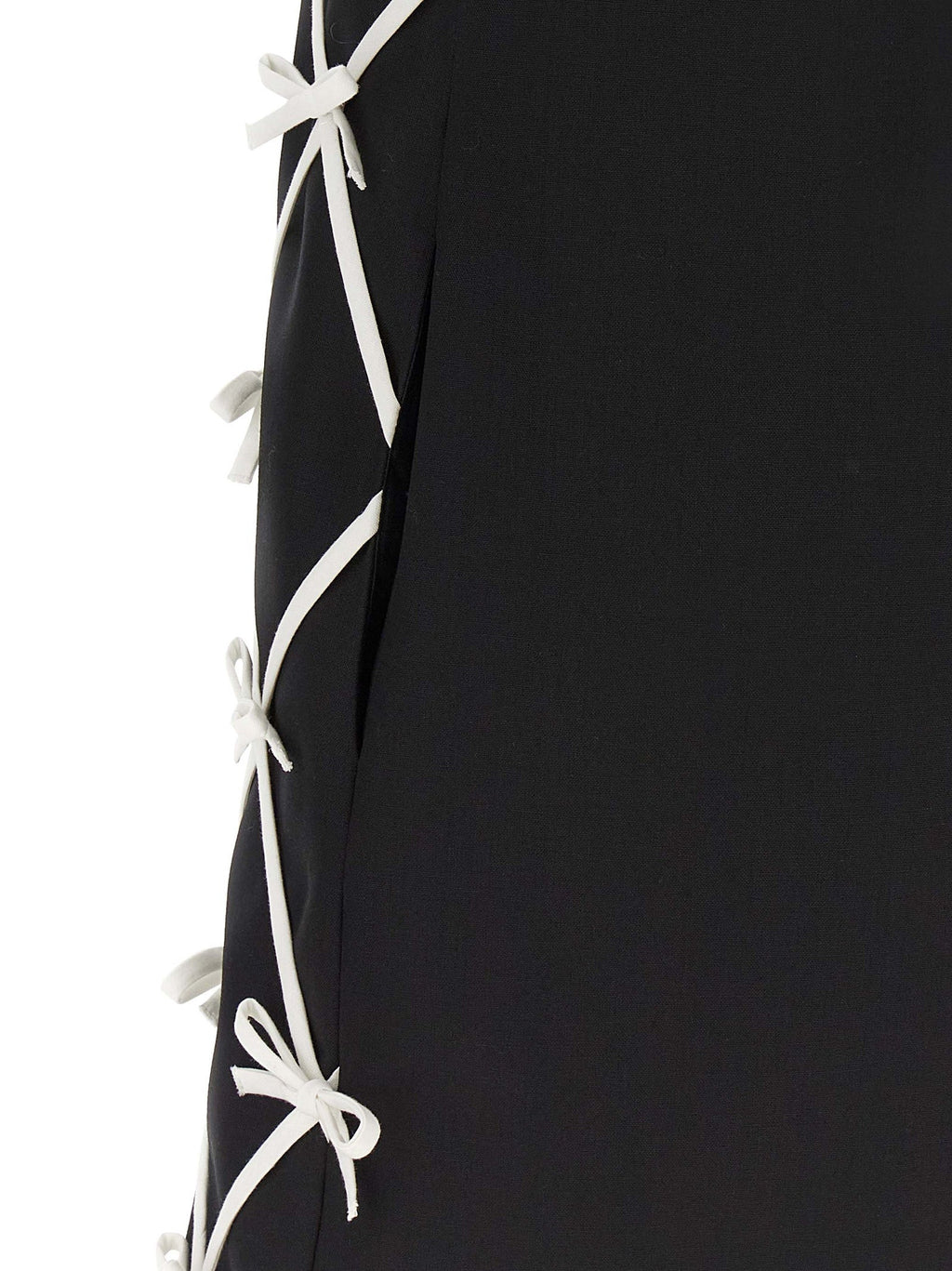 Moschino Bicolor Virgin Wool Short Dress