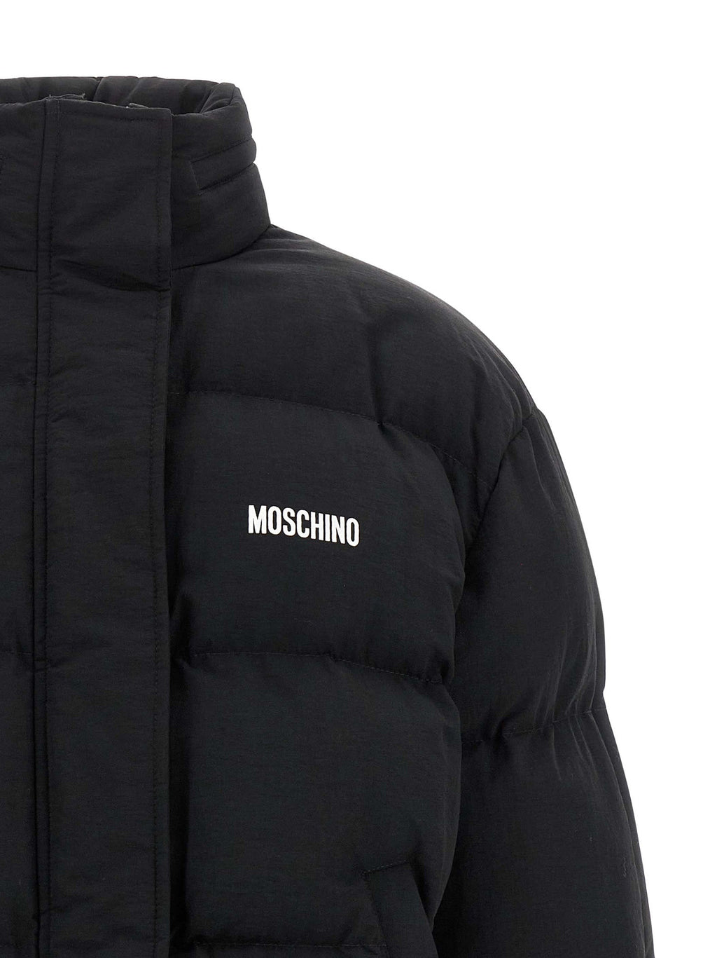 Moschino Black Polyamide Bomber