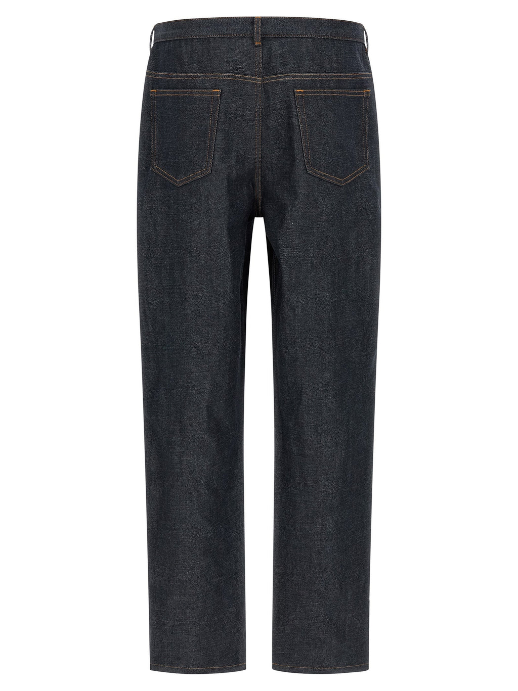 A.P.C. Blue Cotton Relaxed Fit Jeans