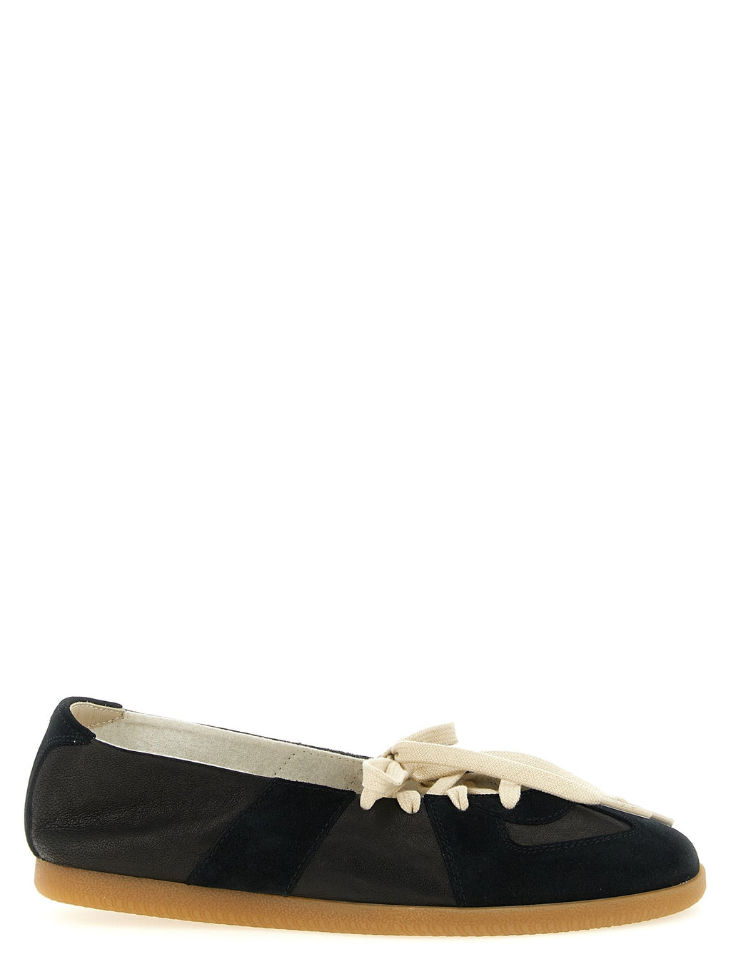 Maison Margiela Black Lamb Leather Ballet Flats Maison Margiela