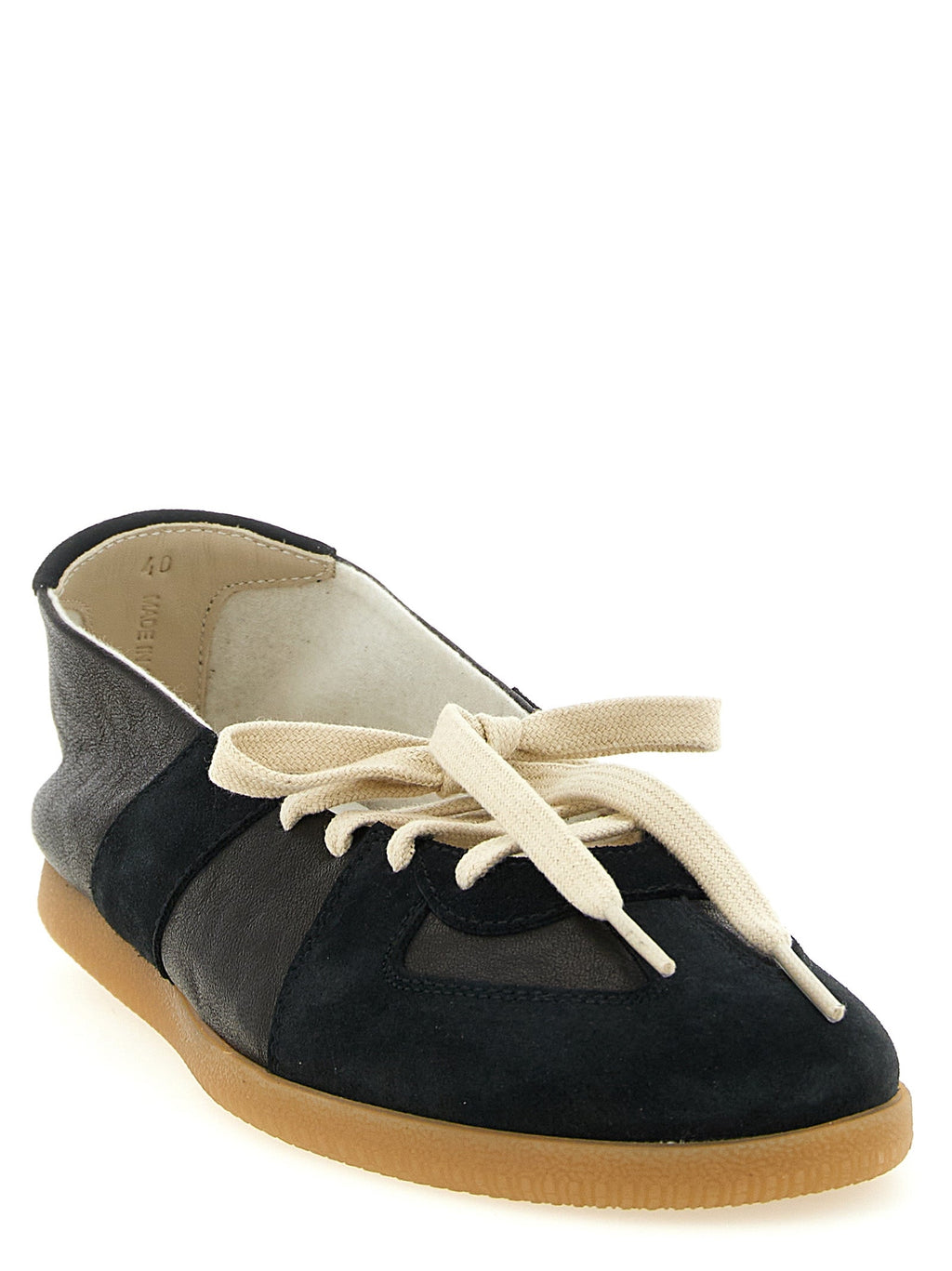Maison Margiela Black Lamb Leather Ballet Flats Maison Margiela