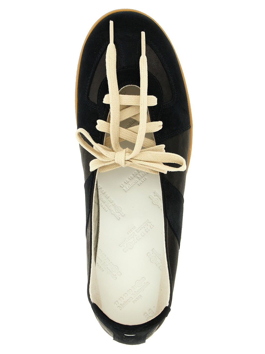 Maison Margiela Black Lamb Leather Ballet Flats Maison Margiela