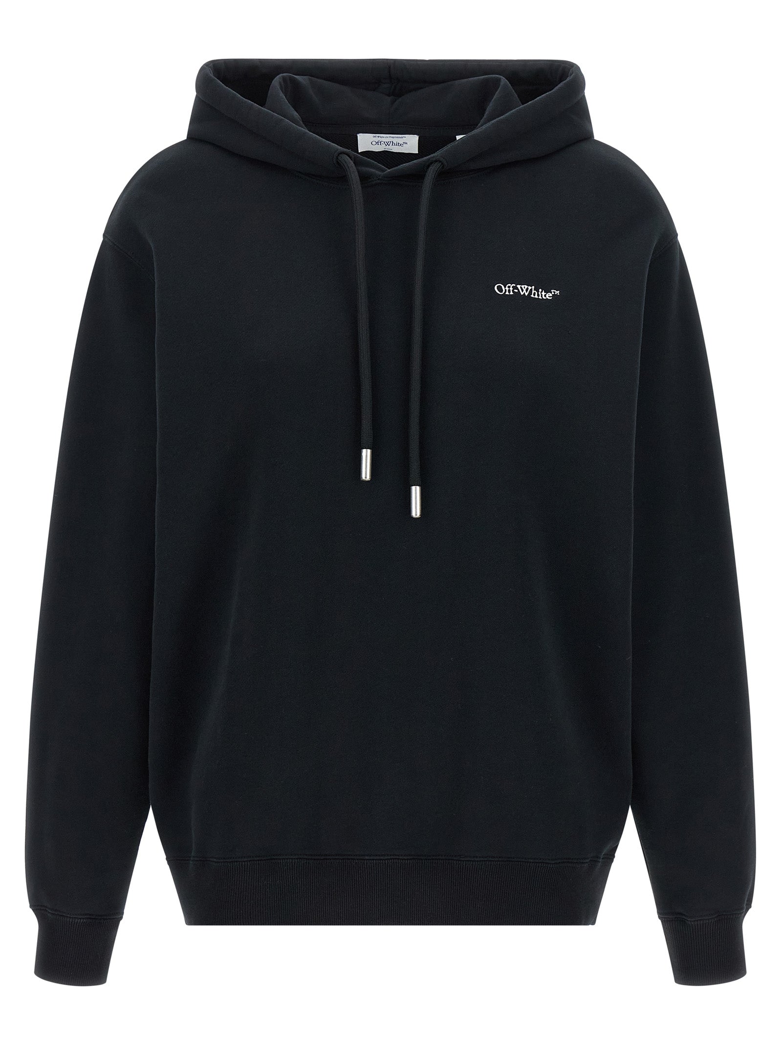 Off-White Black Cotton Sweatshirt