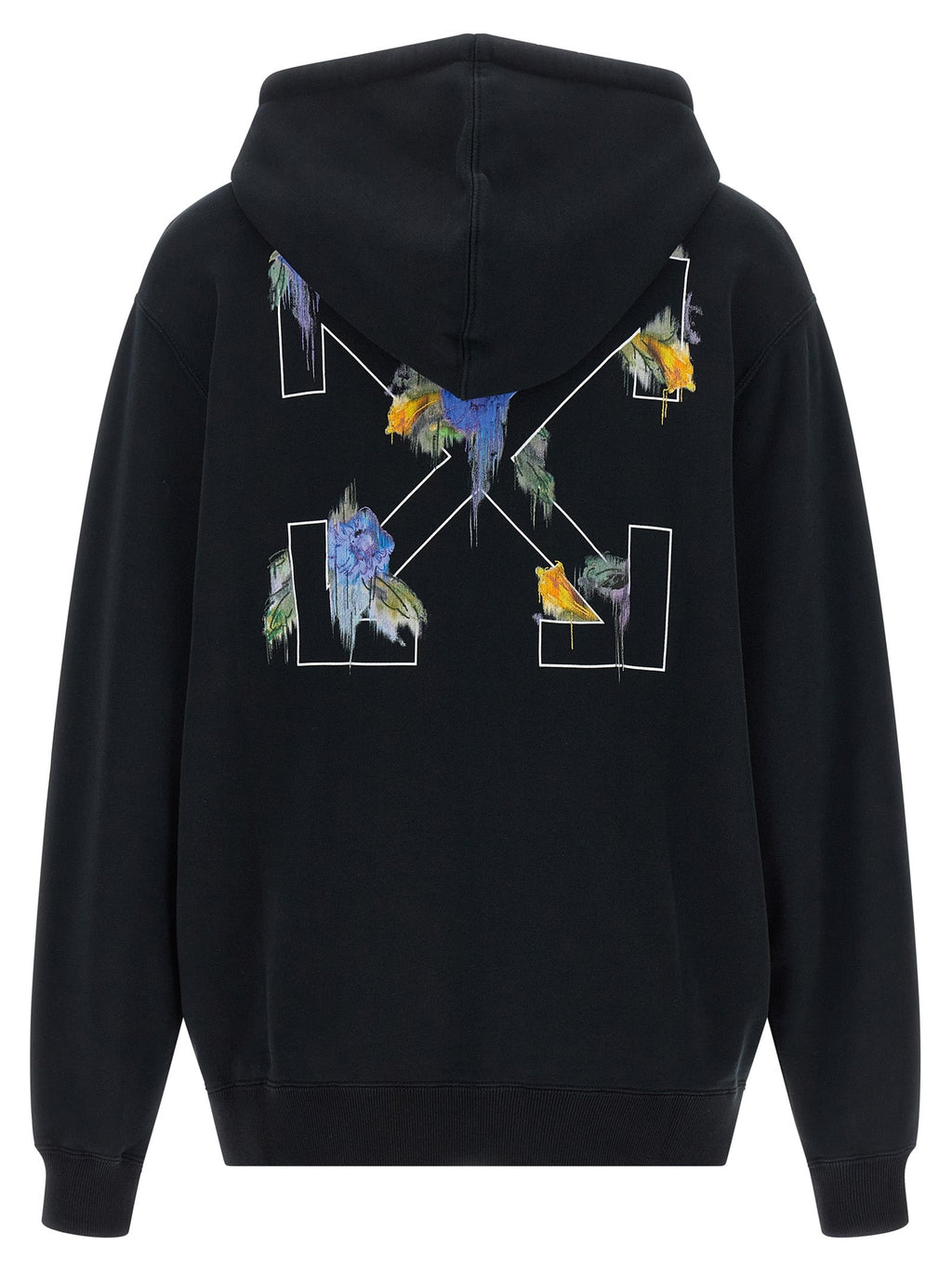 Off-White Black Cotton Sweatshirt