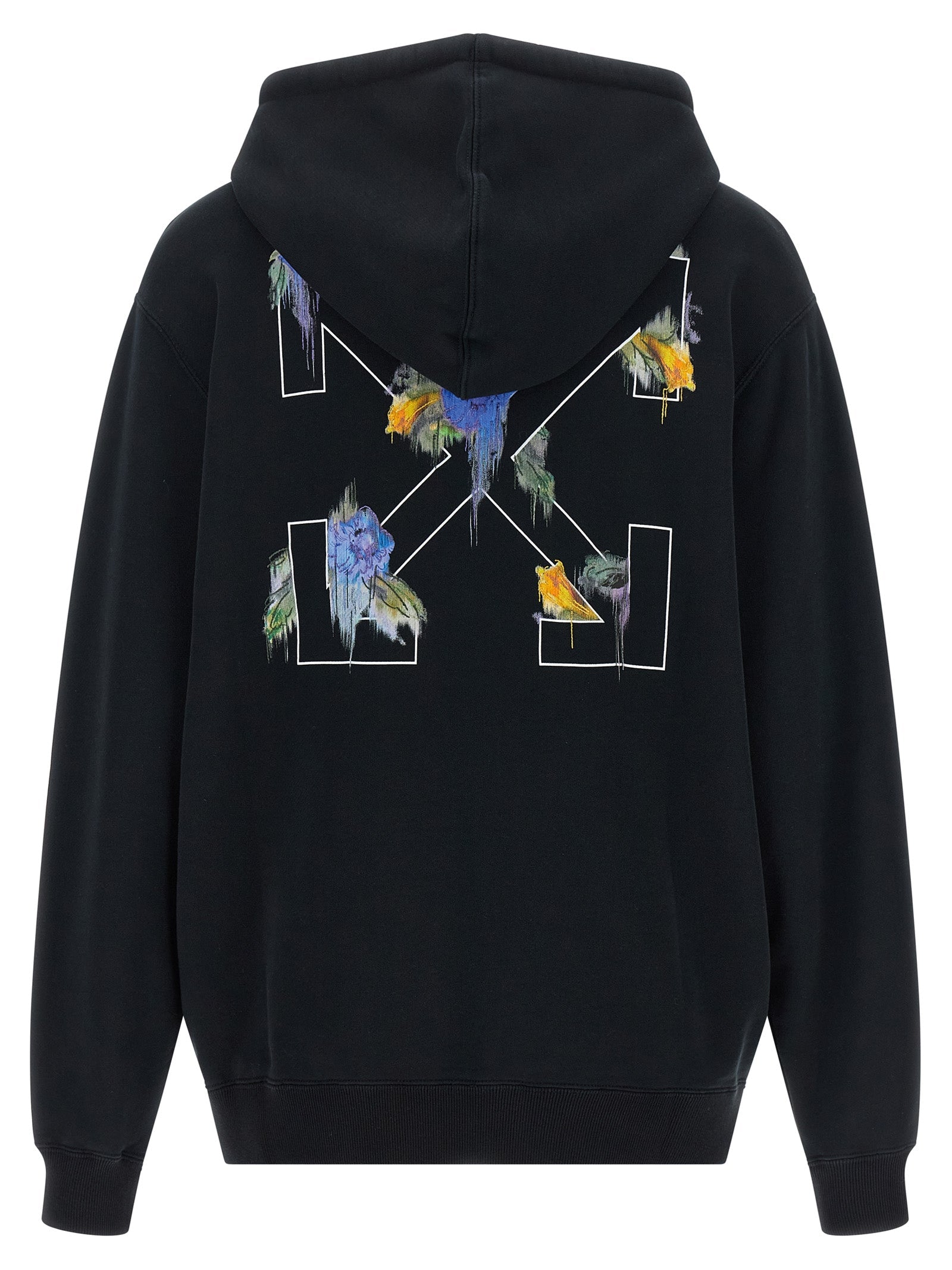 Off-White Black Cotton Sweatshirt