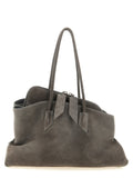 The Attico Gray Bovine Leather Shoulder Bag The Attico