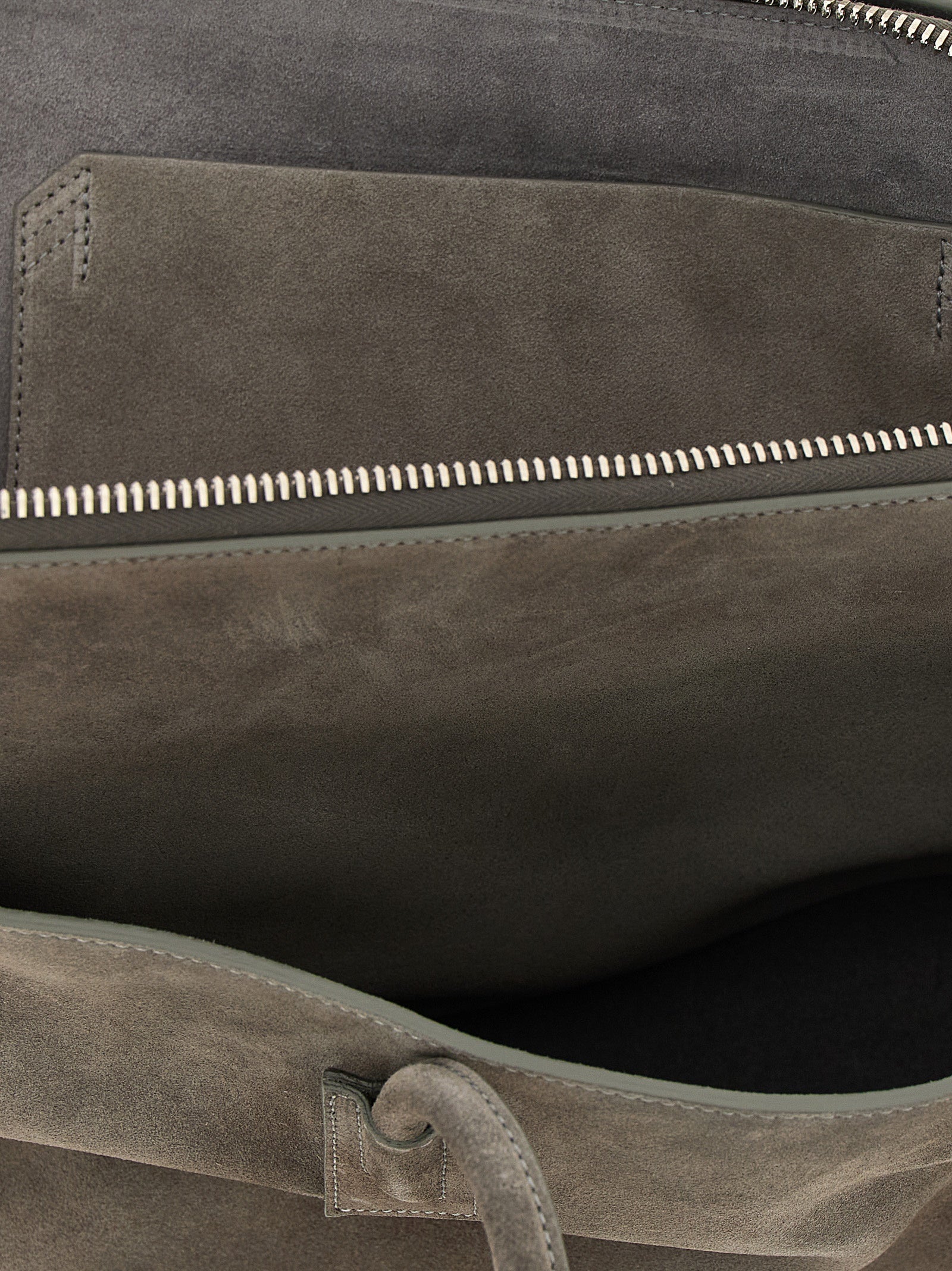 The Attico Gray Bovine Leather Shoulder Bag The Attico
