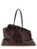 The Attico Purple Bovine Leather Shoulder Bag The Attico