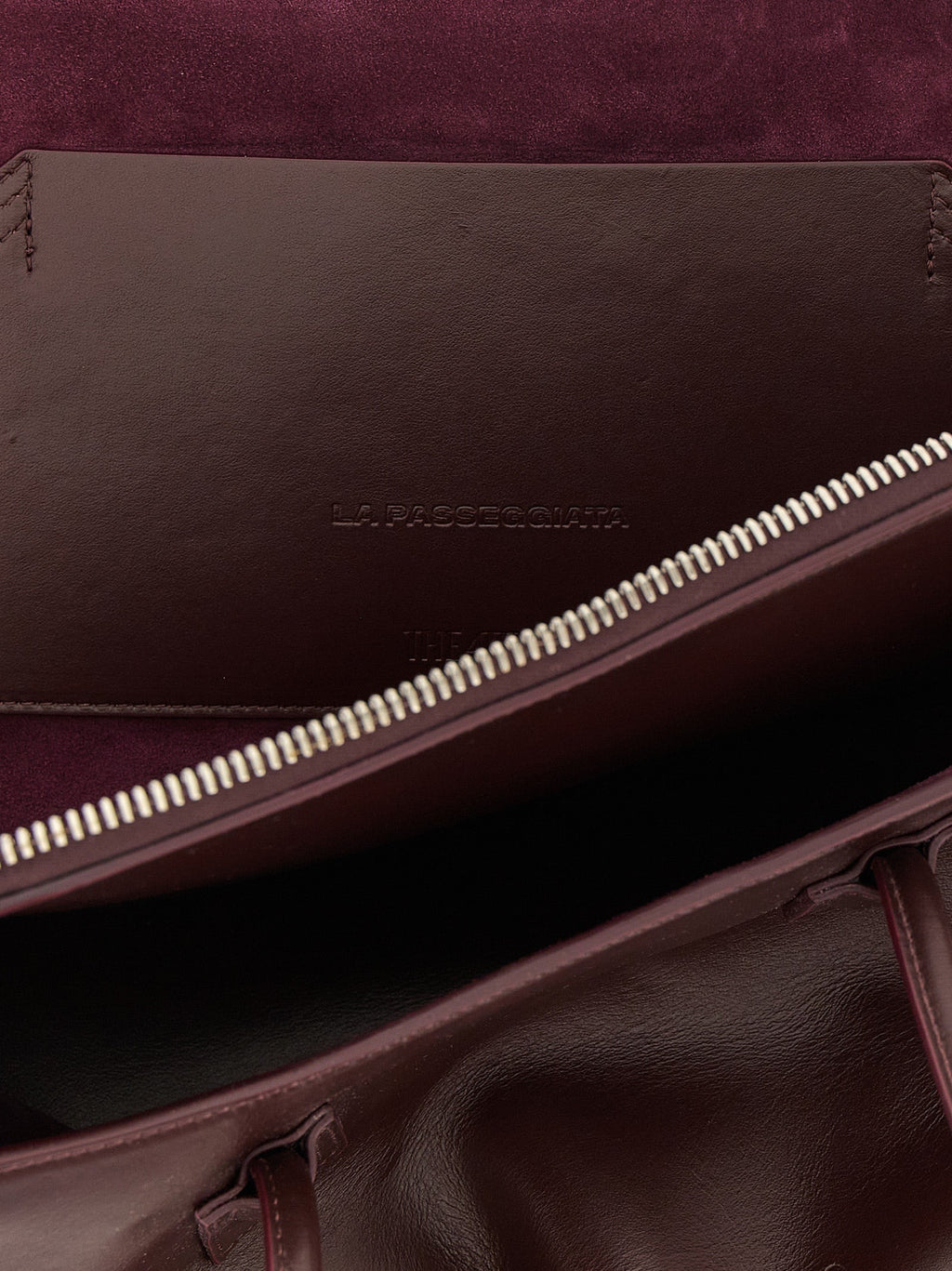 The Attico Purple Bovine Leather Shoulder Bag The Attico