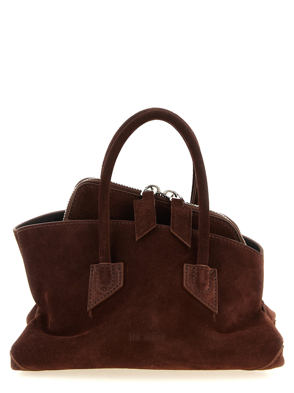 The Attico Brown Bovine Leather Handbag