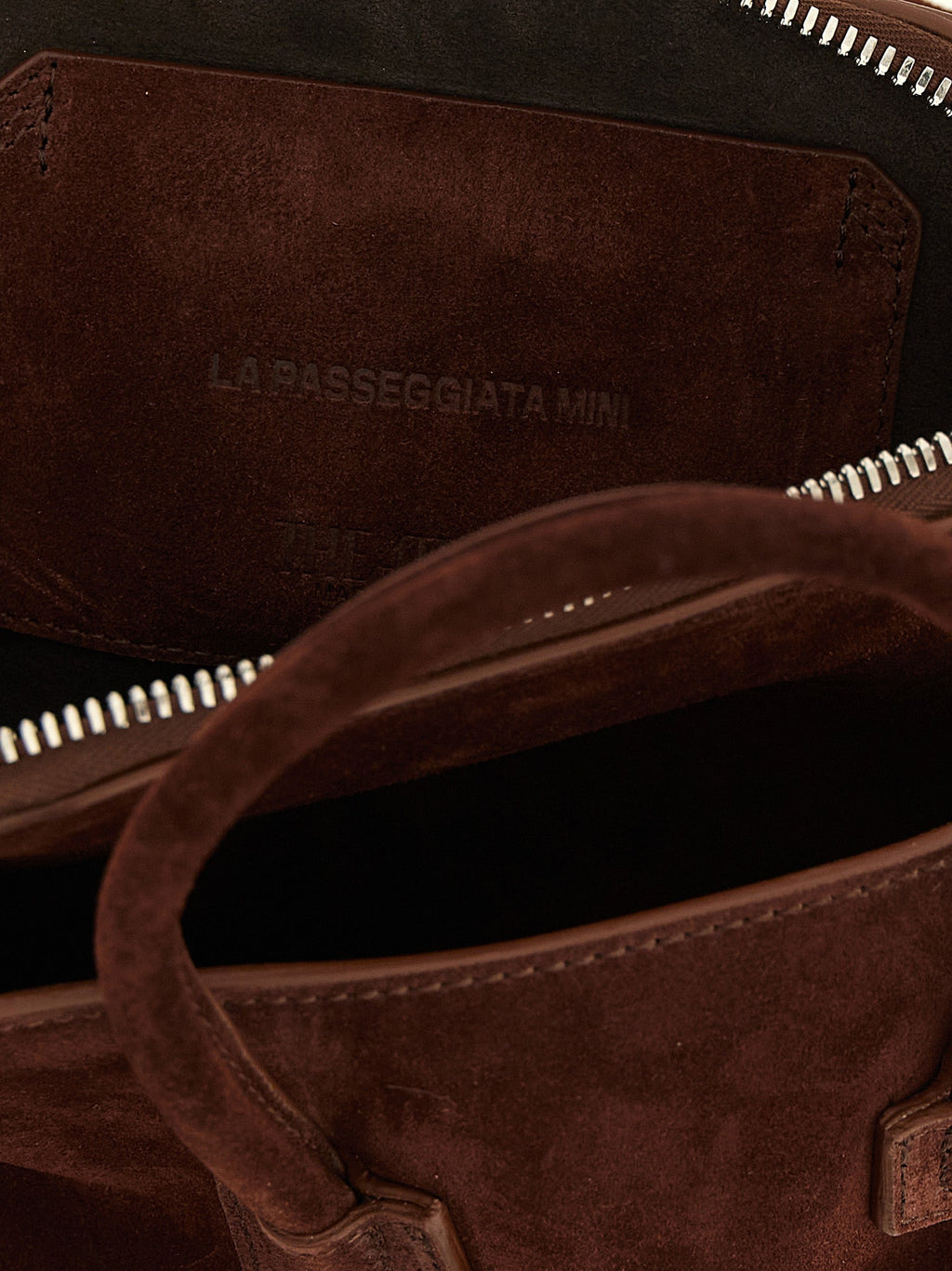 The Attico Brown Bovine Leather Handbag