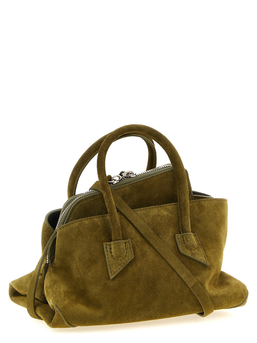 The Attico Bicolor Bovine Leather Handbag The Attico