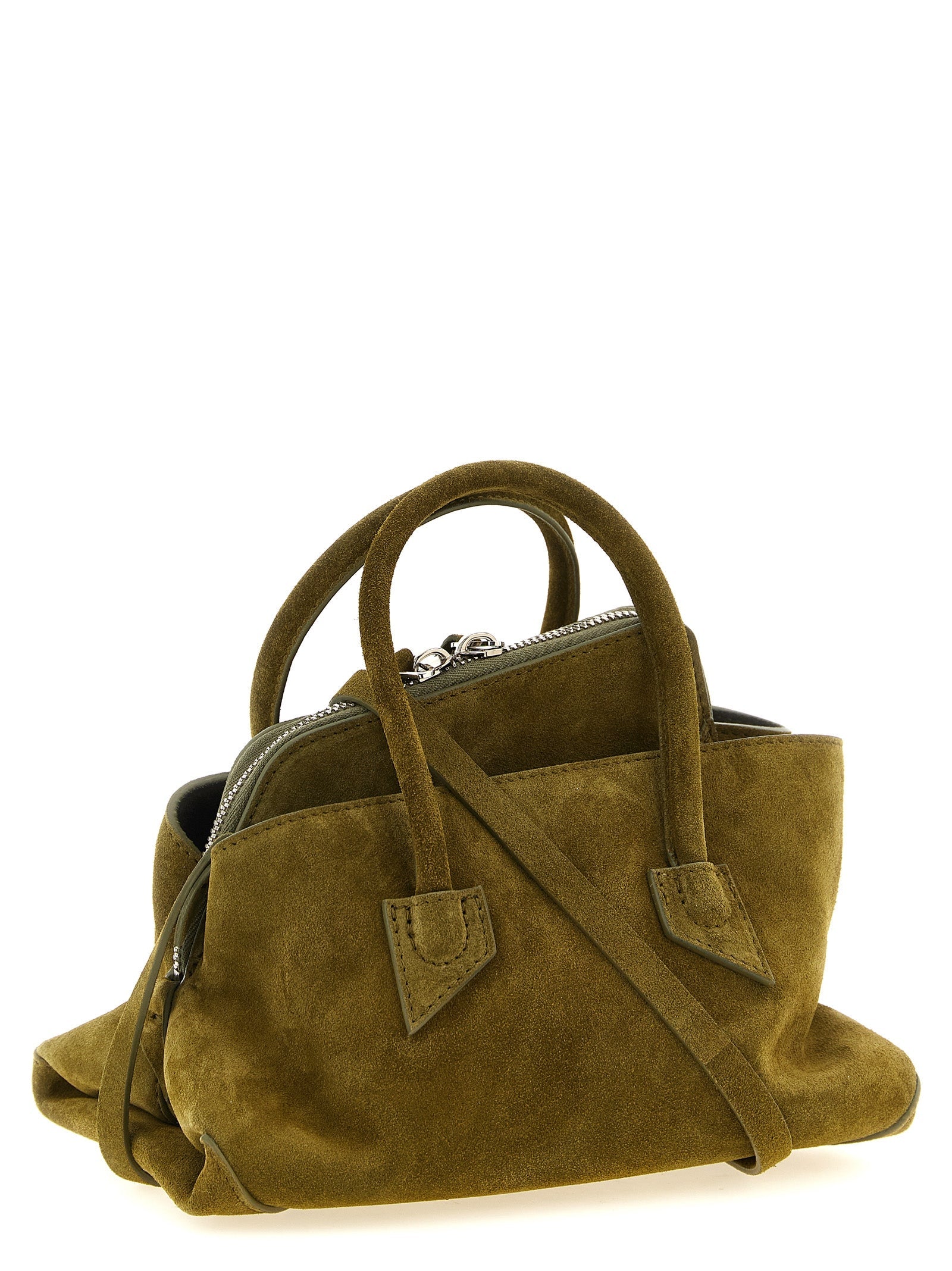The Attico Bicolor Bovine Leather Handbag The Attico