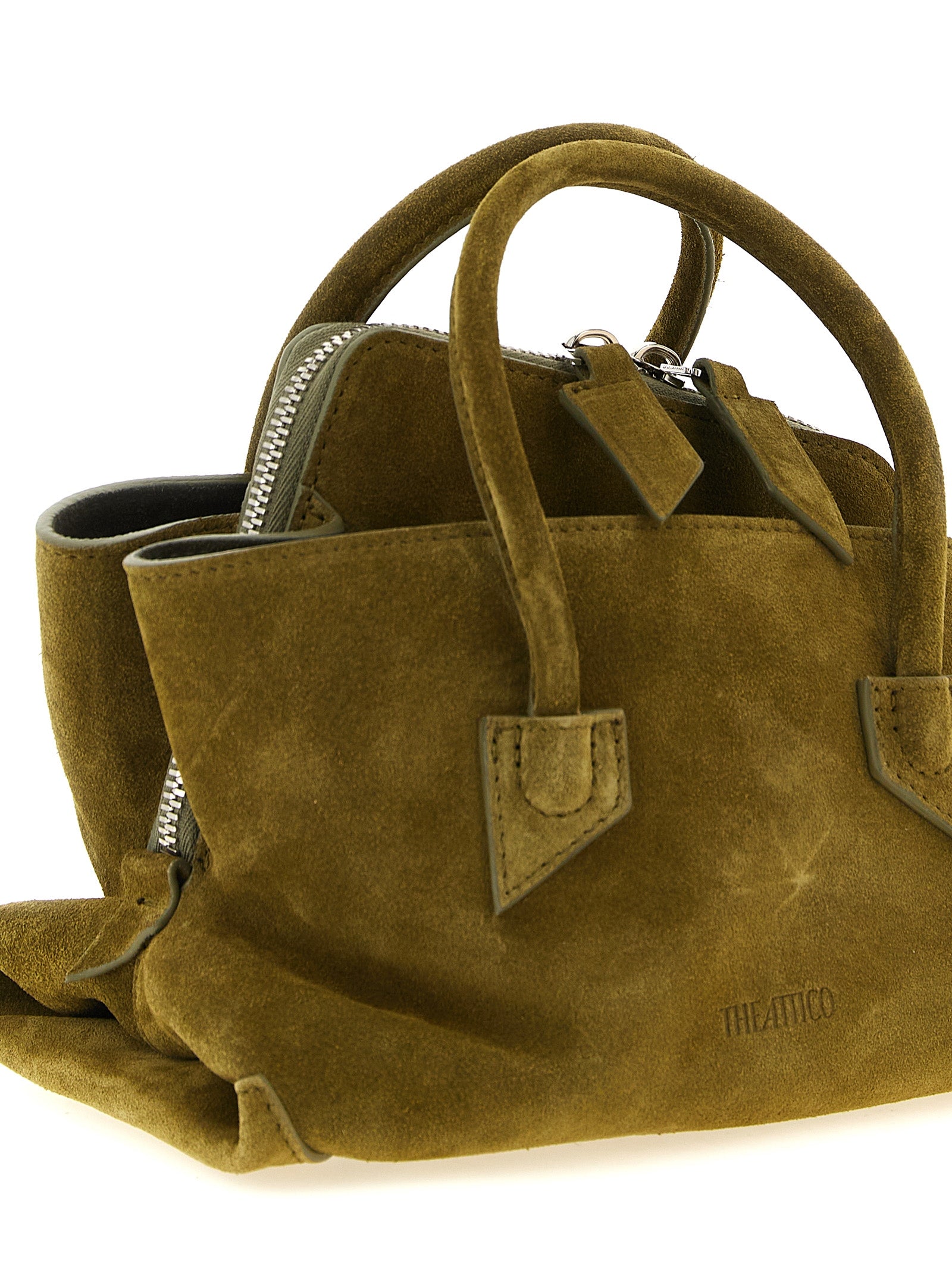 The Attico Bicolor Bovine Leather Handbag The Attico