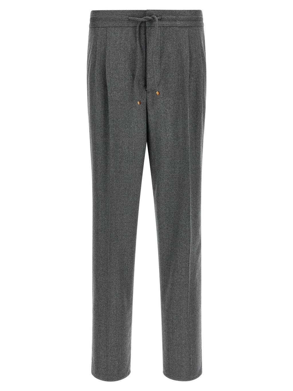 Brunello Cucinelli Gray Virgin Wool Casual Pants