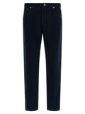 Brunello Cucinelli Blue Cotton Casual Pants