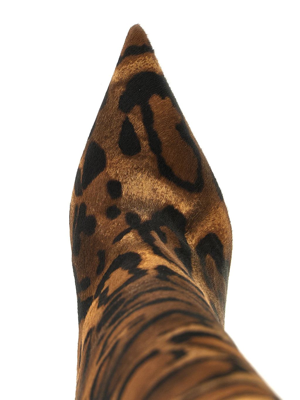 LE SILLA Brown Calfskin Over The Knee LE SILLA