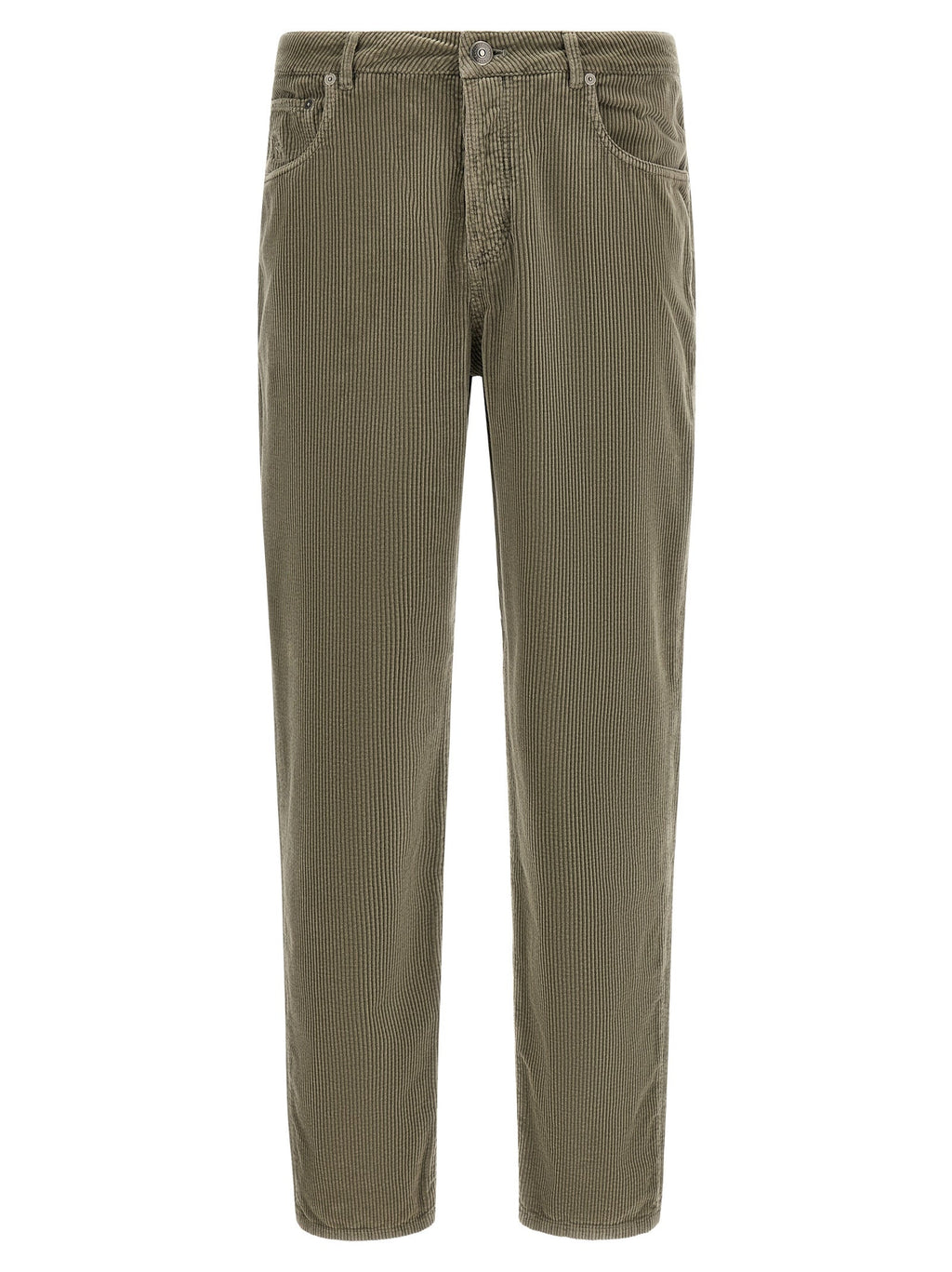 Brunello Cucinelli Bicolor Cotton Casual Pants