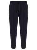 Brunello Cucinelli Blue Cotton Joggers (Workout Pants)
