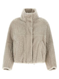 Brunello Cucinelli Beige Lamb Leather Full-Length Jacket