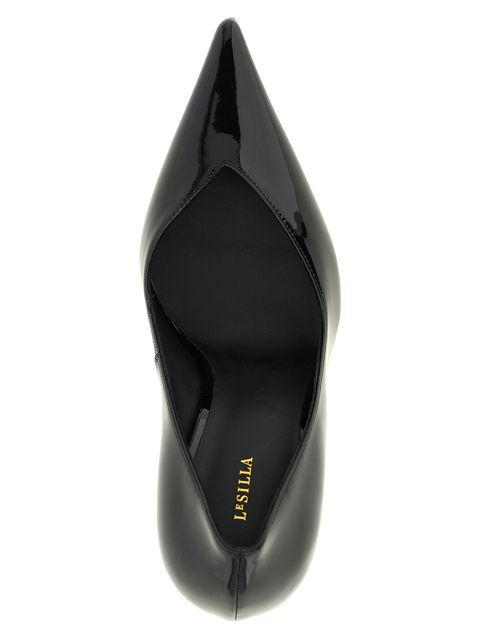 LE SILLA Black Polyethylene High Heel Pumps