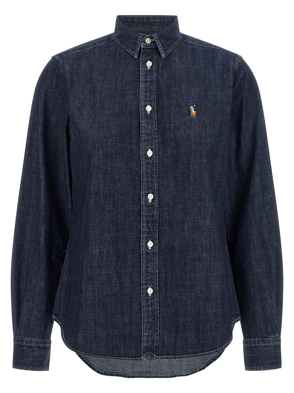 Polo Ralph Lauren Blue Cotton Blouse