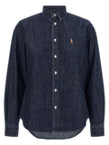 Polo Ralph Lauren Blue Cotton Blouse