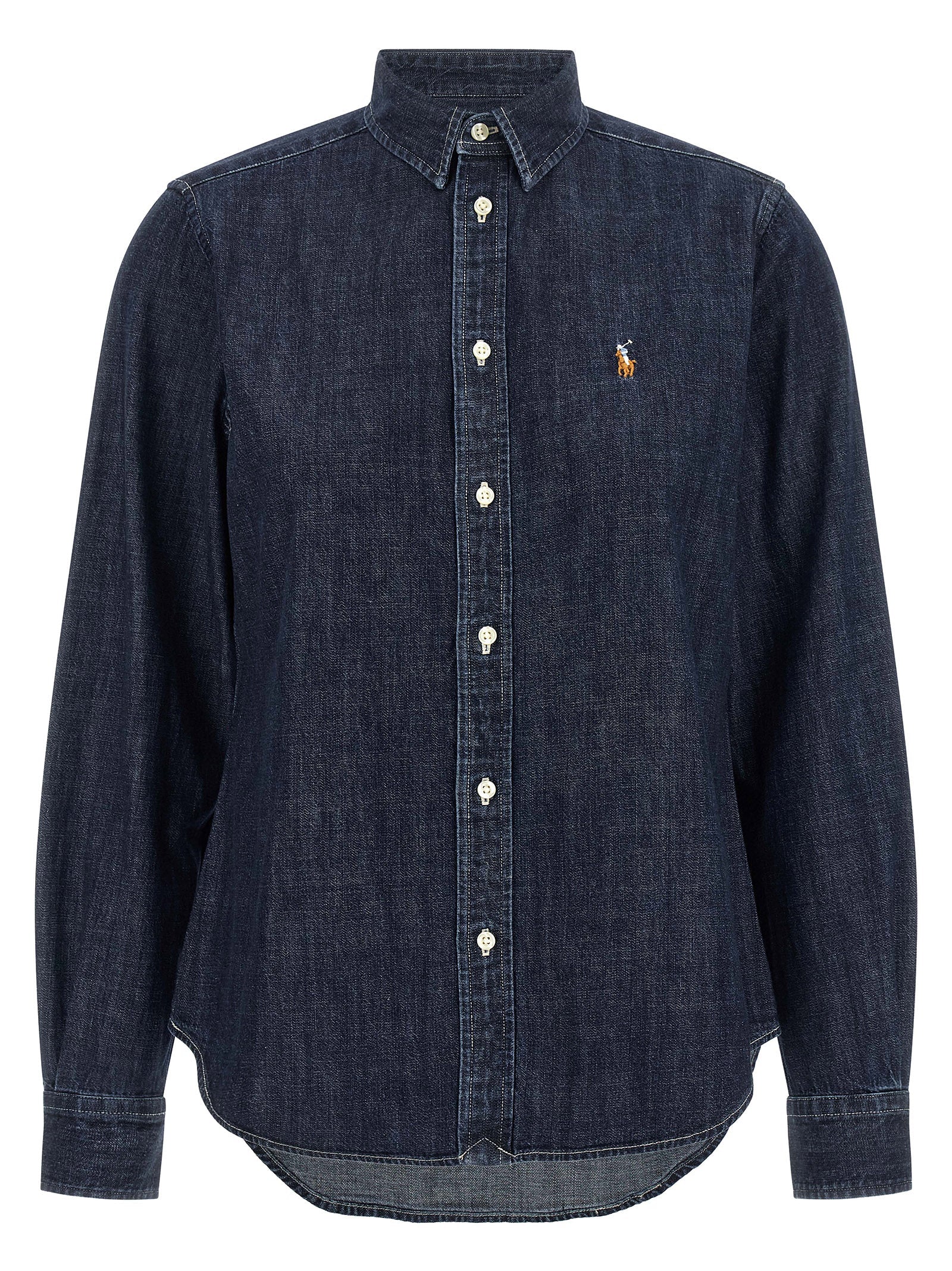 Polo Ralph Lauren Blue Cotton Blouse