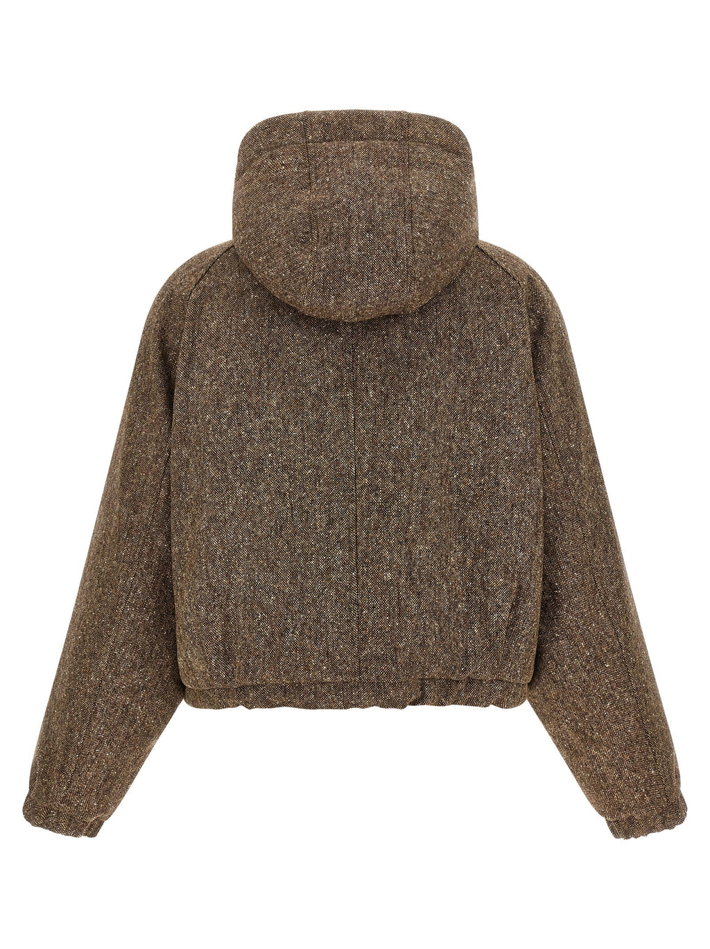 Brunello Cucinelli Brown Virgin Wool Full-Length Jacket
