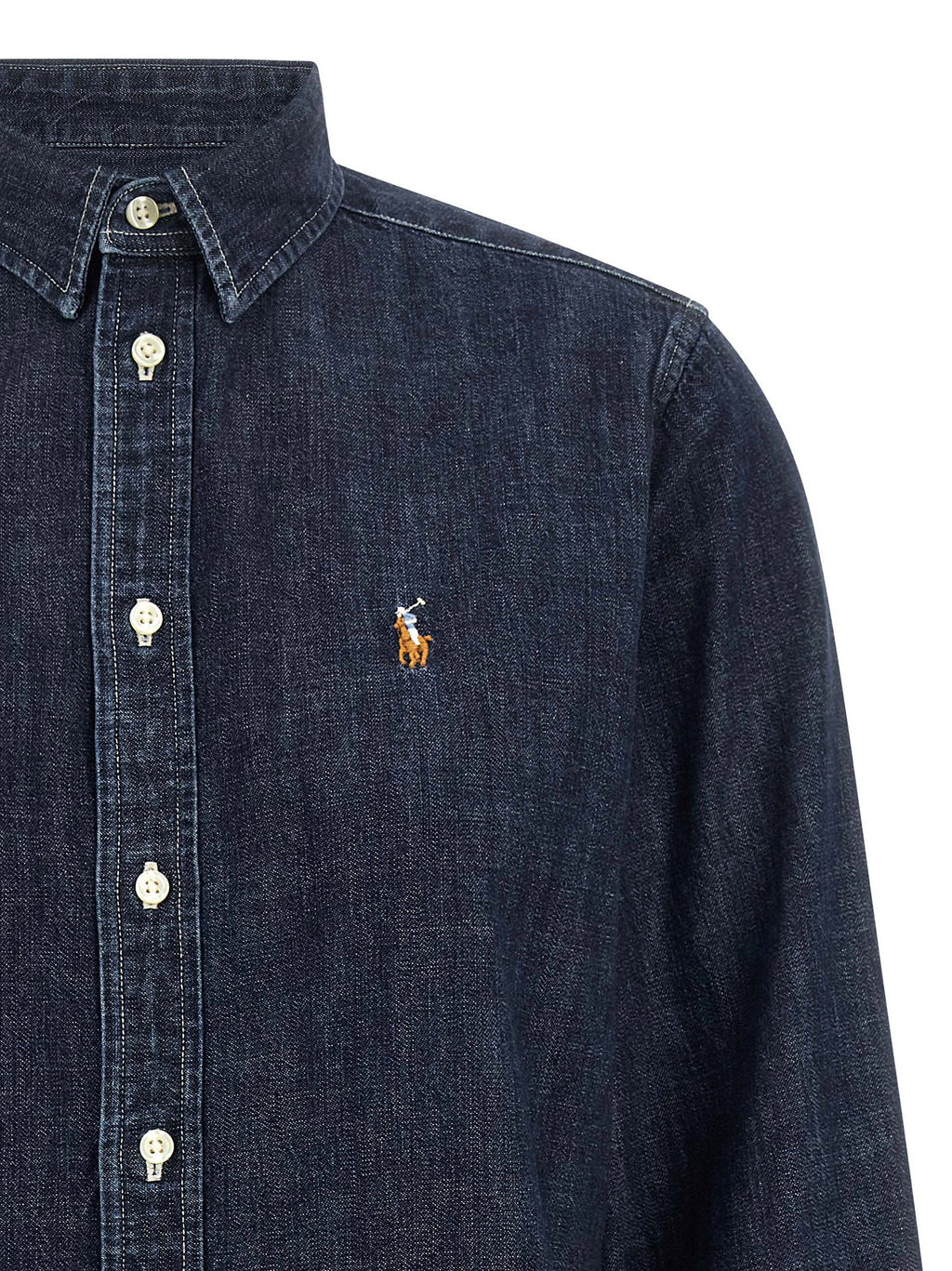 Polo Ralph Lauren Blue Cotton Blouse