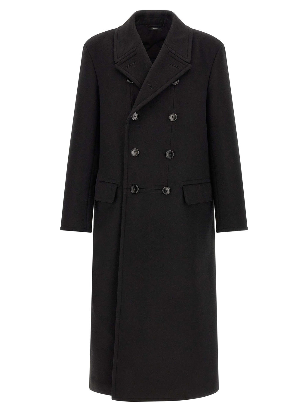 Tom Ford Black Virgin Wool Coat