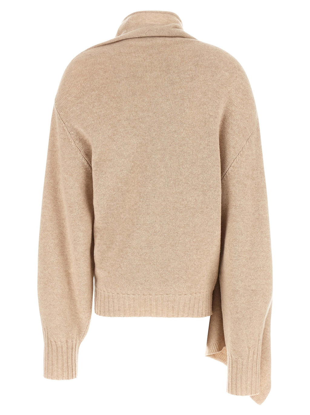 The Attico Beige Cashmere Cardigan