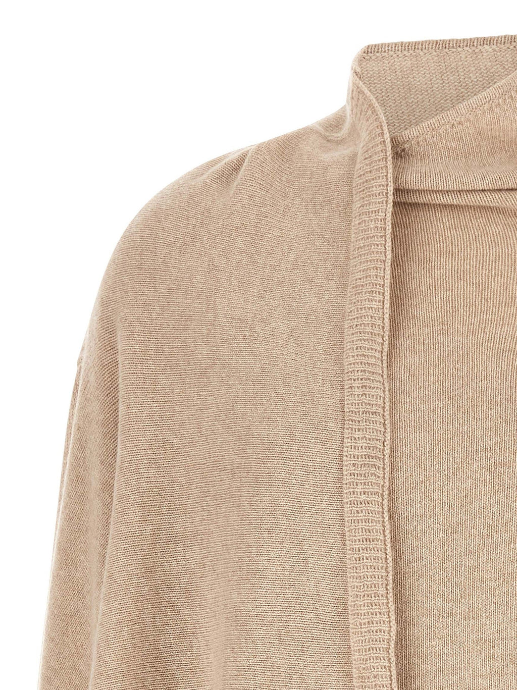 The Attico Beige Cashmere Cardigan