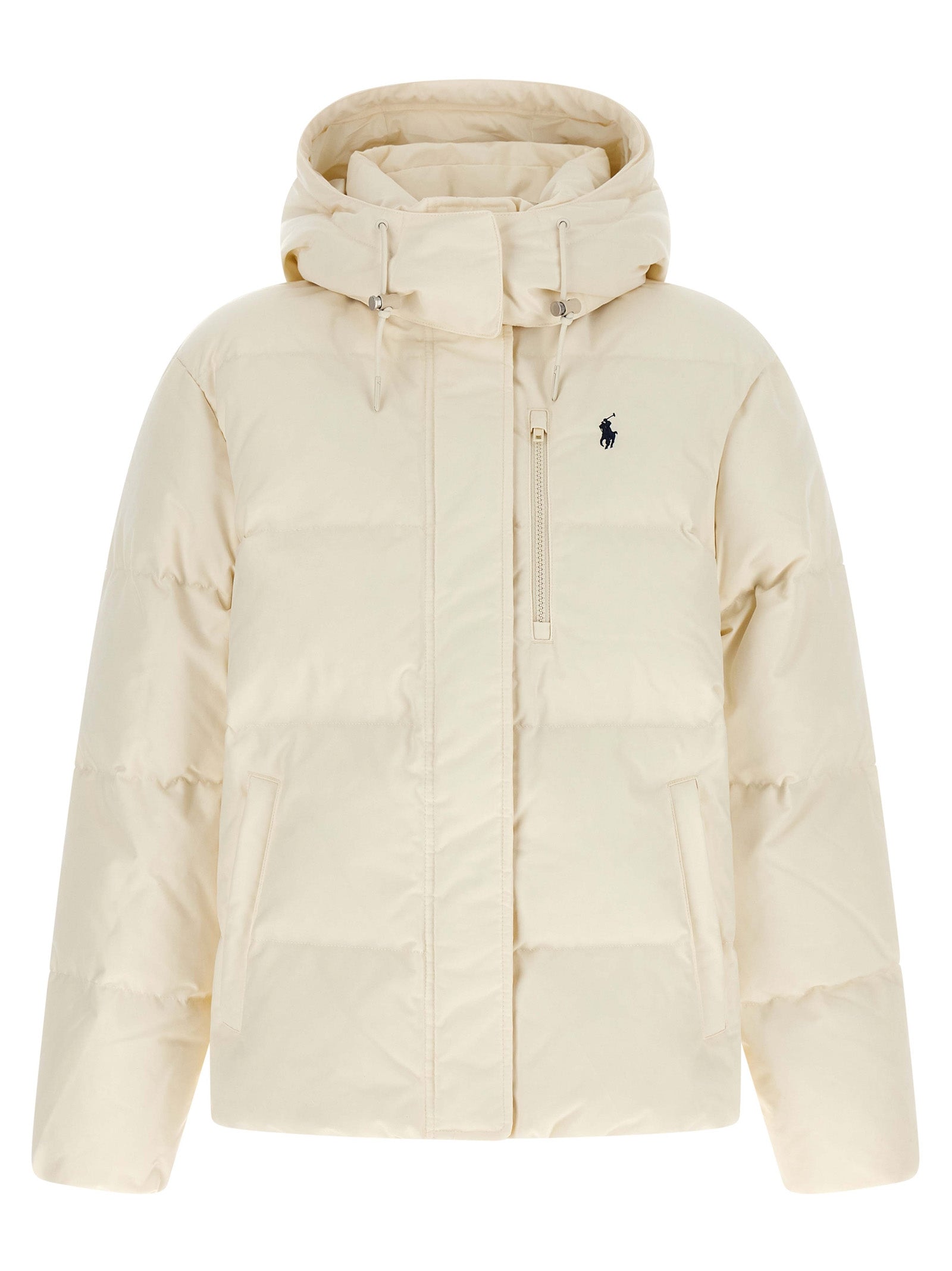 Polo Ralph Lauren White Polyester Full-Length Jacket