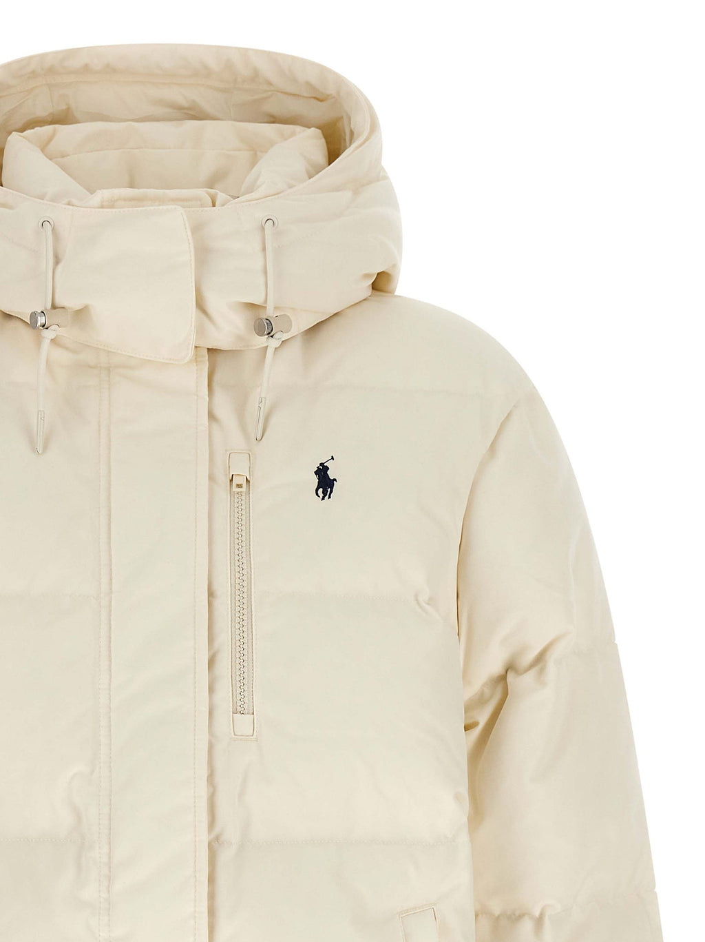 Polo Ralph Lauren White Polyester Full-Length Jacket