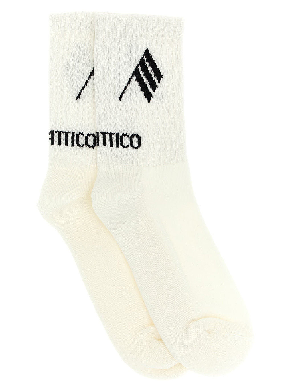 The Attico Bicolor Cotton Socks