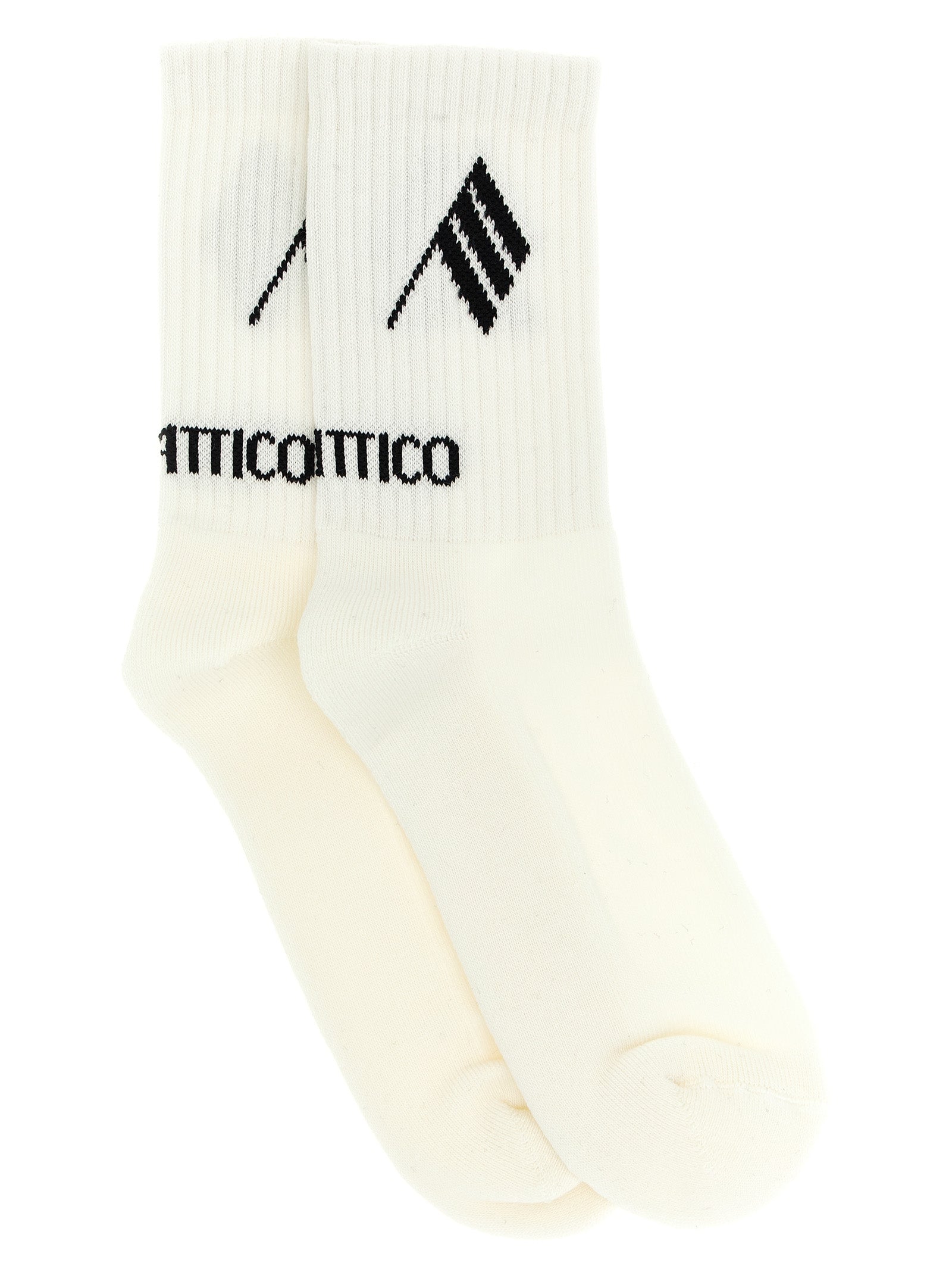 The Attico Bicolor Cotton Socks