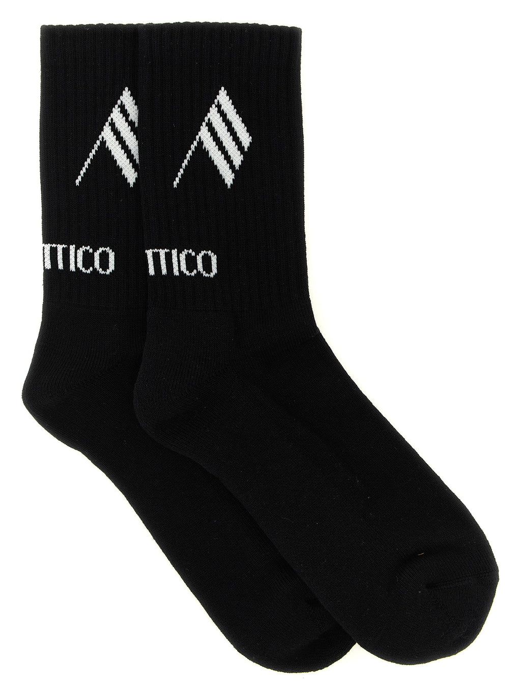 The Attico Bicolor Cotton Socks The Attico