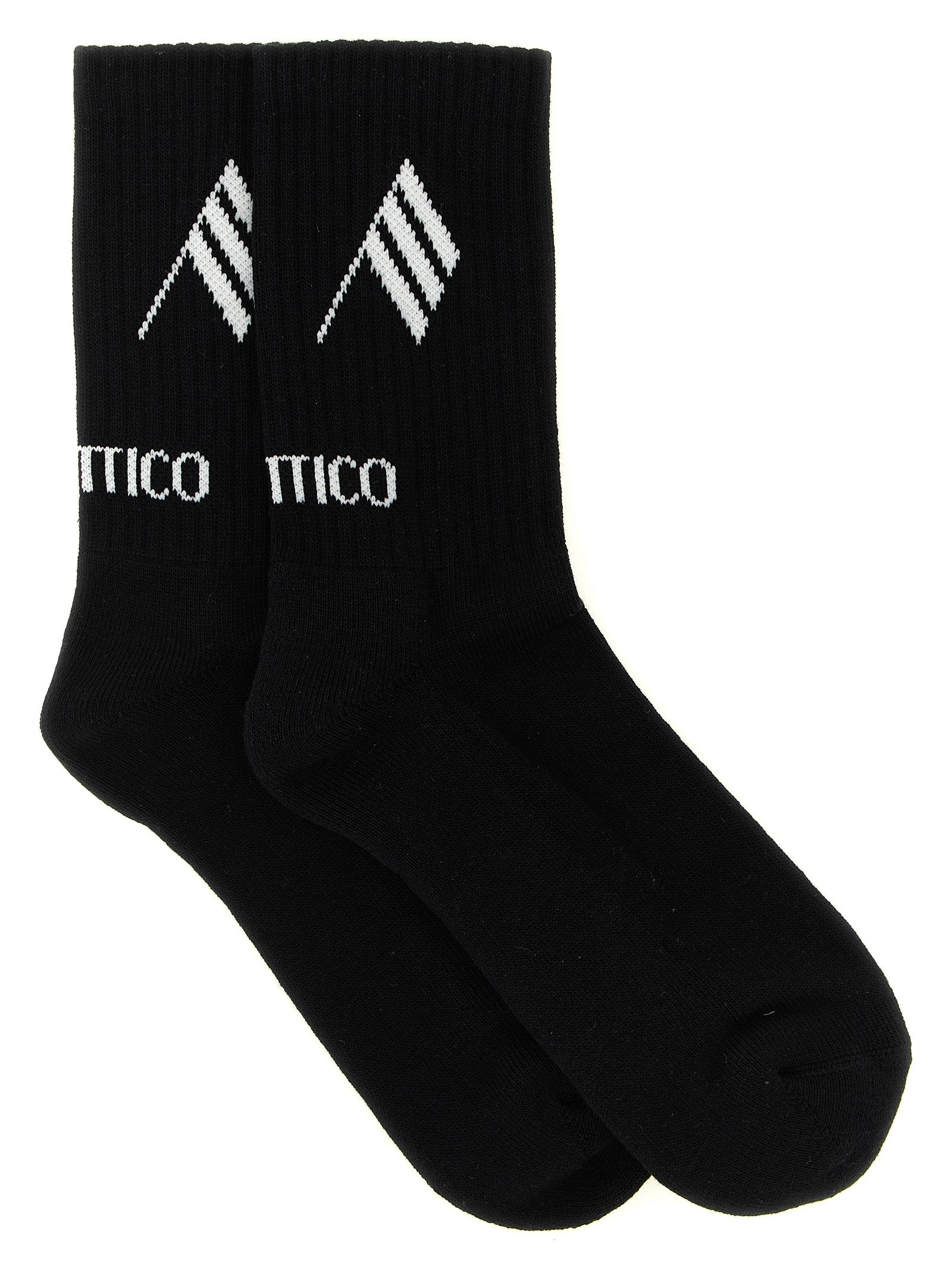 The Attico Bicolor Cotton Socks The Attico