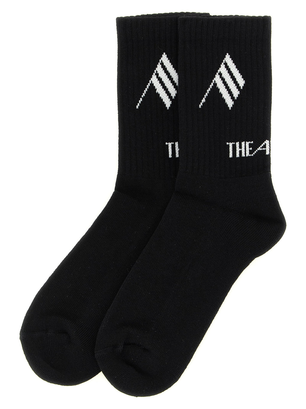 The Attico Bicolor Cotton Socks The Attico