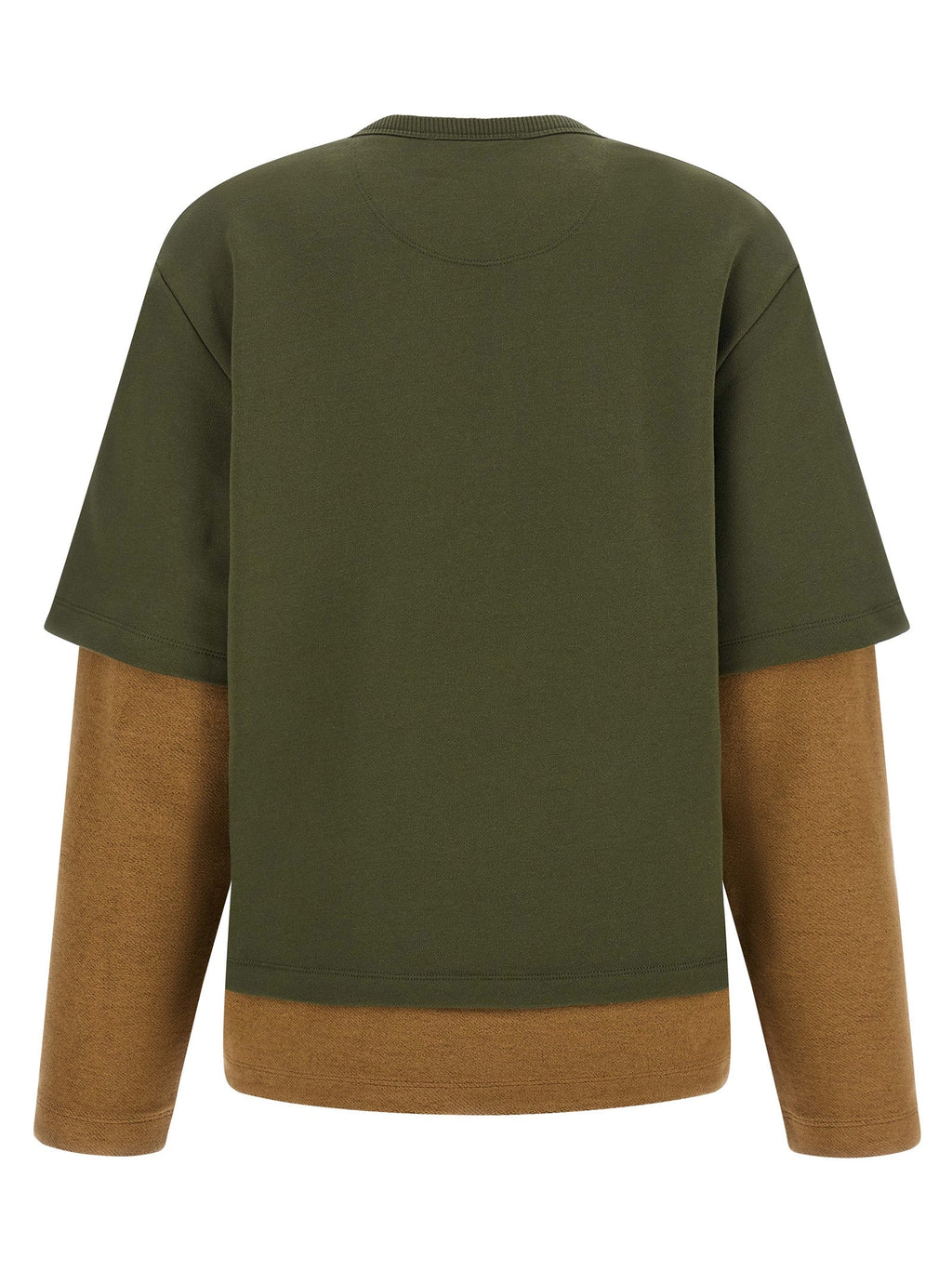 The Attico Bicolor Cotton Sweatshirt The Attico