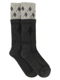 The Attico Gray Cotton Socks