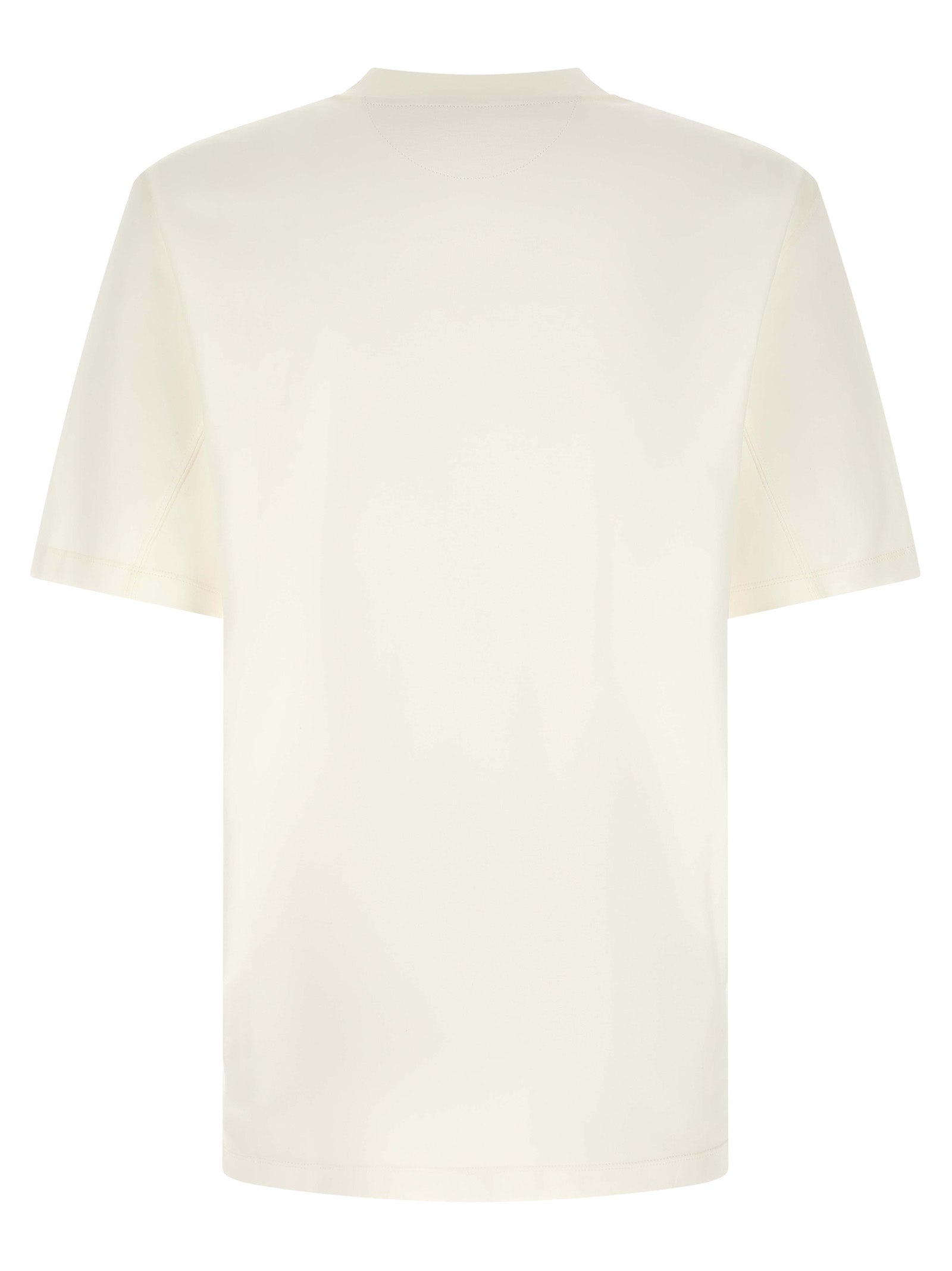 Brunello Cucinelli White Cotton T-Shirt